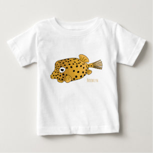 Illustration des Gelben Boxfischs-Cartoon Baby T-shirt