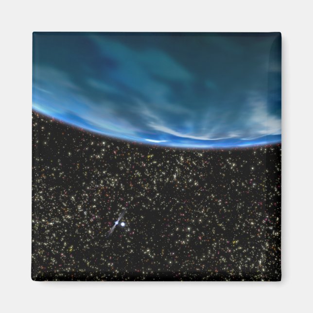 Illustration des Horizonts der Erde Magnet (Vorne)