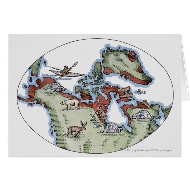 Illustration des Inuitgebiets (Vorderseite (Horizontal))