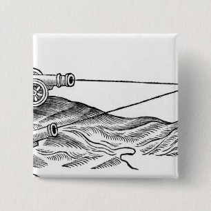 Illustration des Kanonen-Feuers Button