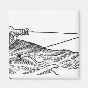 Illustration des Kanonen-Feuers Magnet