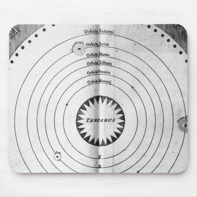 Illustration des Kosmos Mousepad (Vorne)