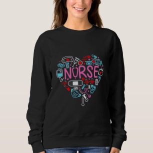 Illustration des Krankenpflegens Sweatshirt