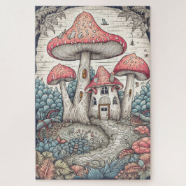 Illustration des kreativen Psychedelic Mushroom Ho