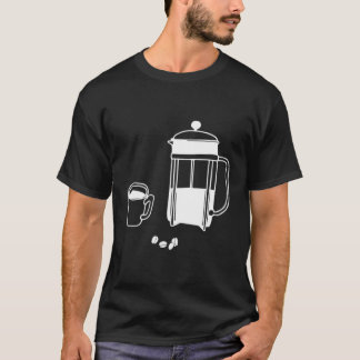 Illustration des Minimalistischen französischen Pr T-Shirt
