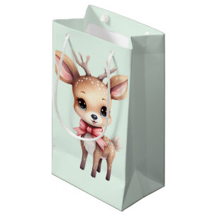 Illustration des niedlichen Cartoon für Hirsche Kleine Geschenktüte