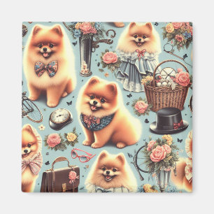Illustration des niedlichen Spitzes Magnet
