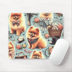 Illustration des niedlichen Spitzes Mousepad