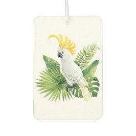 Illustration des Papageien Kakadu Autolufterfrischer