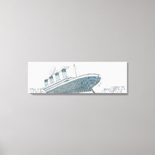 Illustration des Passagiers fallend vom Leinwanddruck
