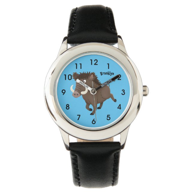 Illustration des Rasierapparats von Wildschweinen Armbanduhr (Vorderseite)