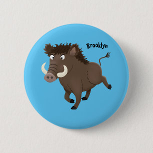 Illustration des Rasierapparats von Wildschweinen Button