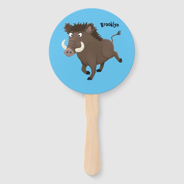 Illustration des Rasierapparats von Wildschweinen Fächer (Vorderseite)