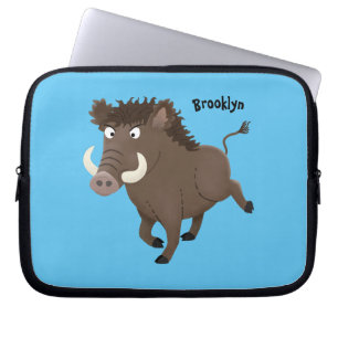 Illustration des Rasierapparats von Wildschweinen Laptopschutzhülle