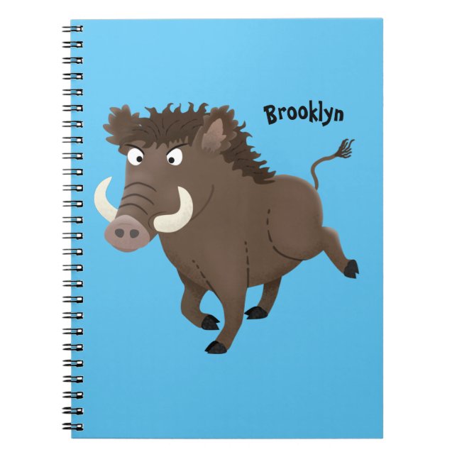 Illustration des Rasierapparats von Wildschweinen Notizblock (Vorderseite)