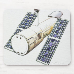 Illustration des Satelliten benutzt für die Mousepad