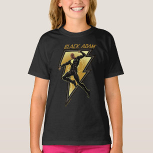Illustration des schwarzen Adam-Blitzzeichens T-Shirt