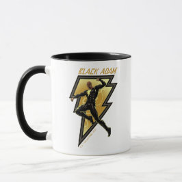 Illustration des schwarzen Adam-Blitzzeichens Tasse