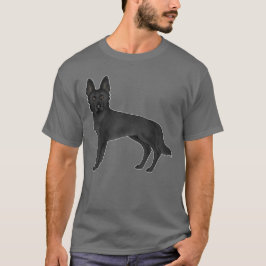 Illustration des Schwarzen Hirten T-Shirt