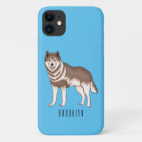 Illustration des sibirischen Husky-Cartoon