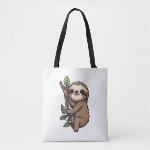 Illustration des Sloth Cartoon Tasche