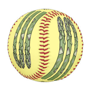 Illustration des Sparagus-Cartoon Baseball