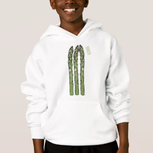 Illustration des Sparagus-Cartoon Hoodie