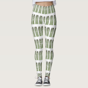 Illustration des Sparagus-Cartoon Leggings