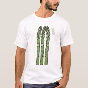 Illustration des Sparagus-Cartoon T-Shirt