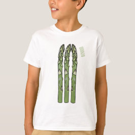 Illustration des Sparagus-Cartoon T-Shirt