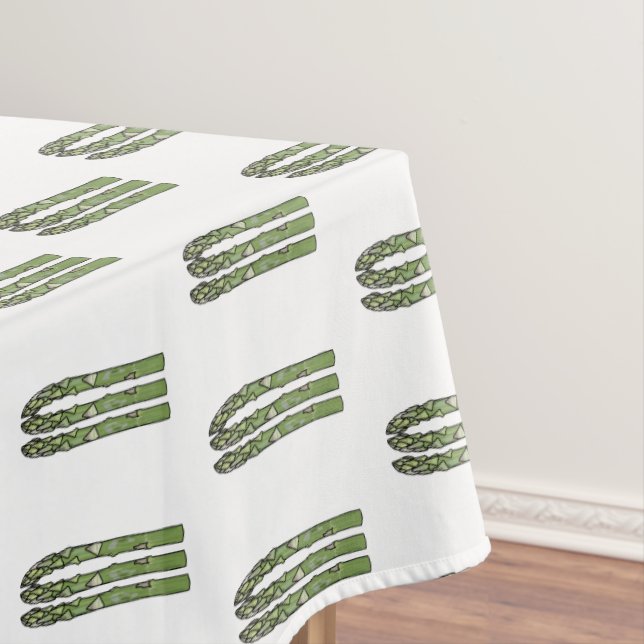 Illustration des Sparagus-Cartoon Tischdecke (Beispiel)