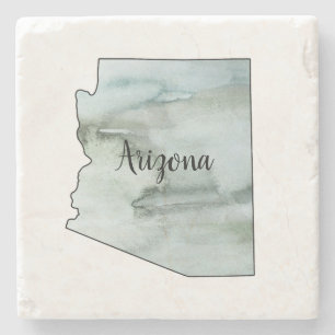 Illustration des Staat Arizona Steinuntersetzer