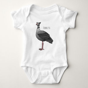 Illustration des südlichen Cartoon der Vogelscheuc Baby Strampler