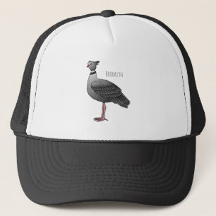 Illustration des südlichen Cartoon der Vogelscheuc Truckerkappe