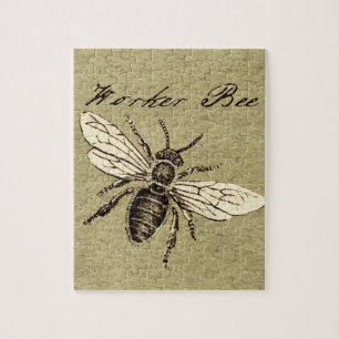 Illustration des Vintagen Bieneninsekts Antike