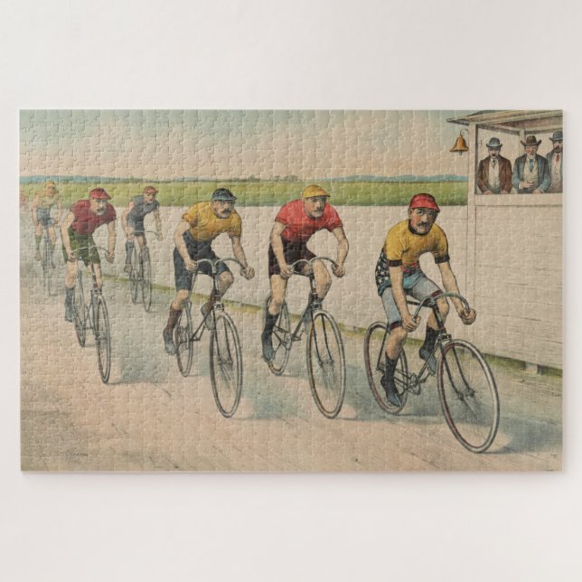 Illustration des Vintagen Fahrrads (1894) (Horizontal)