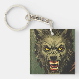 Illustration d'horreur de loup-garou féroce