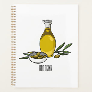 Illustration d'huile d'olive