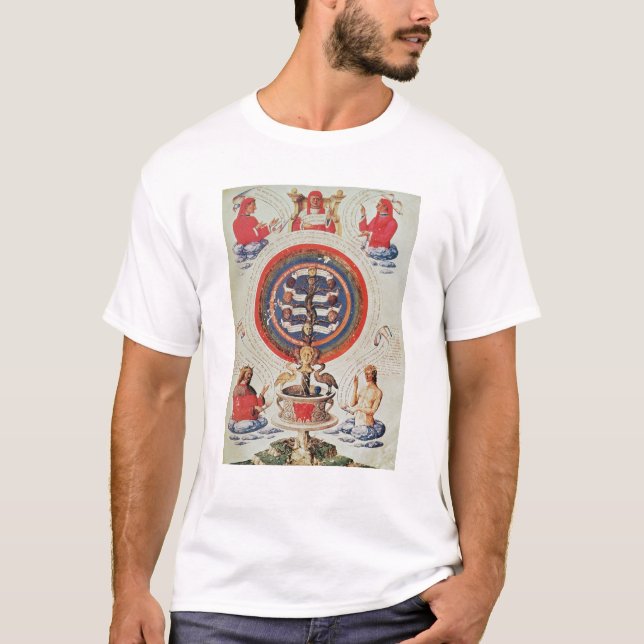 Illustration, die hermetische Philosophie von T-Shirt (Vorderseite)