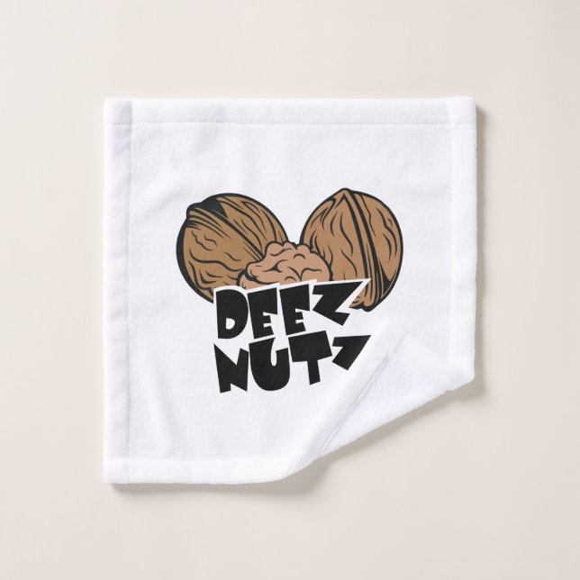 Illustration drôle de Deez Nutz (Gant de toilette)