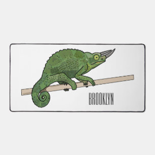 Illustration du caméléon de Jackson