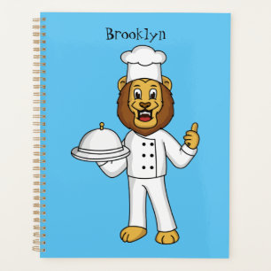 Illustration du chef mignon lion