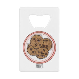 Illustration du cookie de puce à chocolat