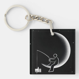 Illustration du croissant de lune pour pêcher des