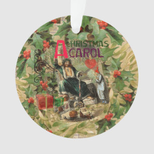 Illustration du Fantôme de Noël Présent Scrooge