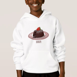Illustration du gâteau de lave au chocolat