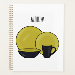 Illustration du jeu de produits de table