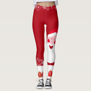Illustration du Père Noël Xmas Baubles Leggings