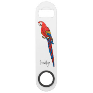 Illustration du perroquet de macaw Scarlet