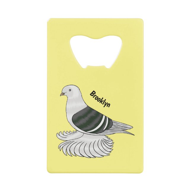 Illustration du pigeon pigeon du Bouclier de Saxon (Devant)